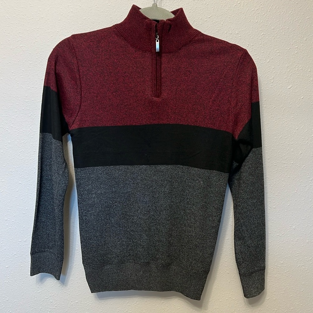 NWT Boys Faze 1 Quarter Zip Sweater | Size 10/12